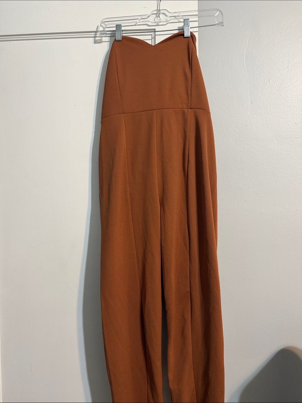 Mauve Strapless Jumpsuit